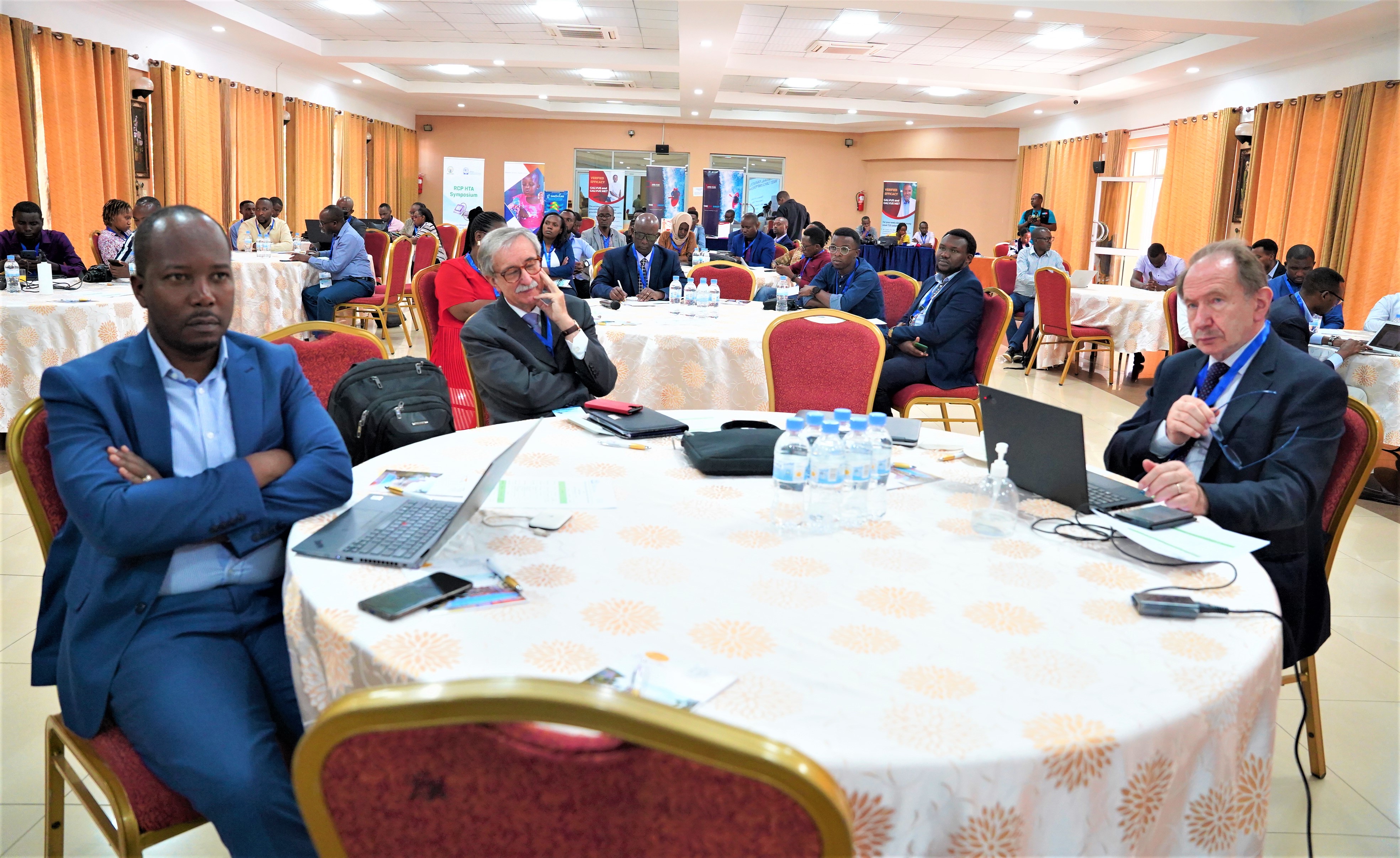 Delegates follow a presentation during the the meeting with the celebration of World Hypertension Day under the Theme, ''Measure Blood Pressure, Control it'' in Kigali on July 21. Craish Bahizi