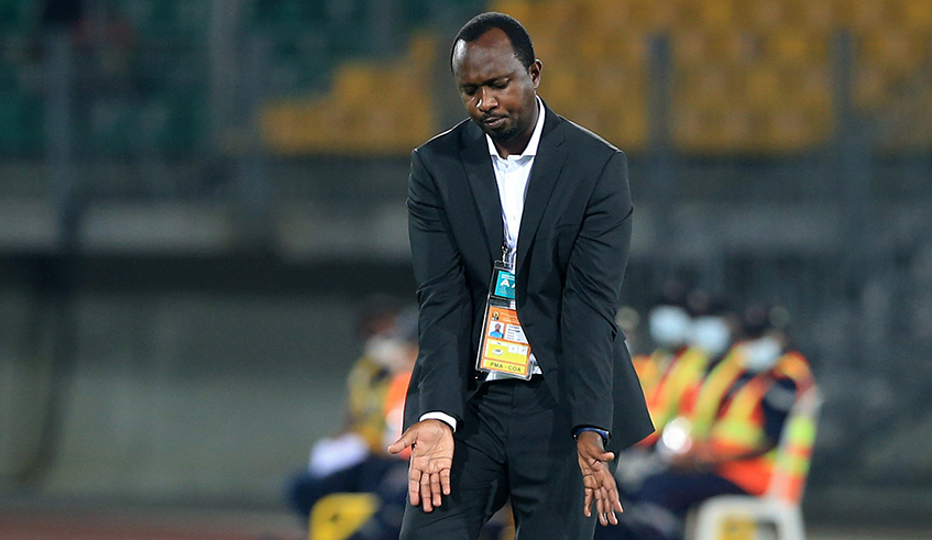 Vincent Mashami was axed as head coach of the national football team in February. He previously coached APR and Bugesera in the league. Courtesy