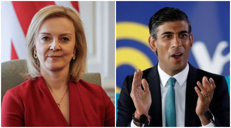 Liz Truss and Rishi Sunak.