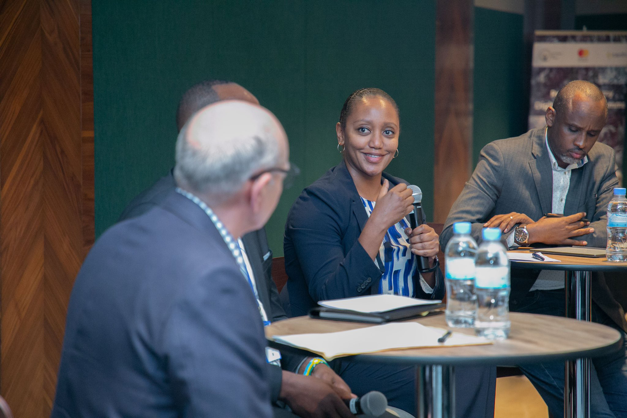 Yvonne Manzi Makolo, CEO of RwandAir, explained that data collection and analysis is critical to the successful operation of the airline industry. Photo: Craish Bahizi.
