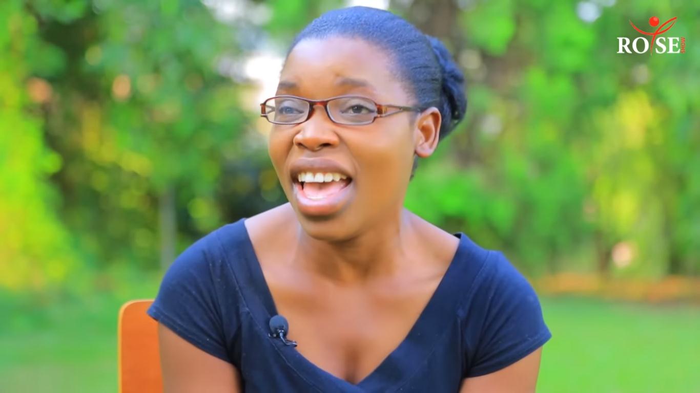 Valentine Nyiransengiyumva is now famous due to her passion for music and sense of humour. 