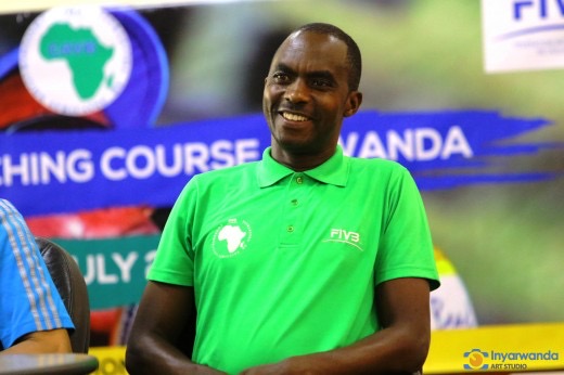 The U-21 national volleyball team head coach Dominique Ntawangundi.