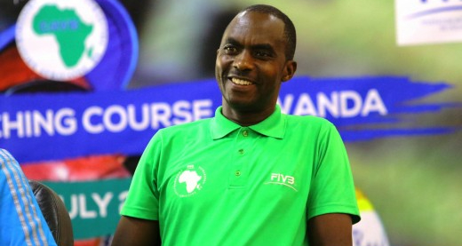 The U-21 national volleyball team head coach Dominique Ntawangundi.