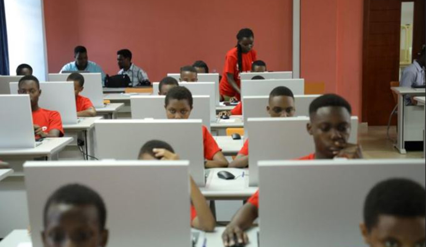 Students during exercise at Rwanda Coding Academy. According to the Ministry of ICT and Innovation, the second coding academy will open in Muhanga District  in September.File